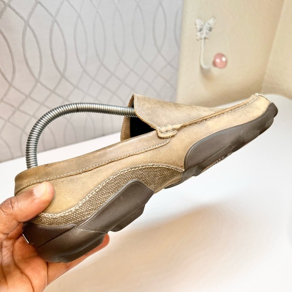 Skechers Men’s Socks Suck Dragon Brown Driving Loafers Size 8.5 - Picture 5 of 10